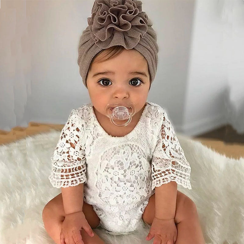 Baby hot sale lace onesie