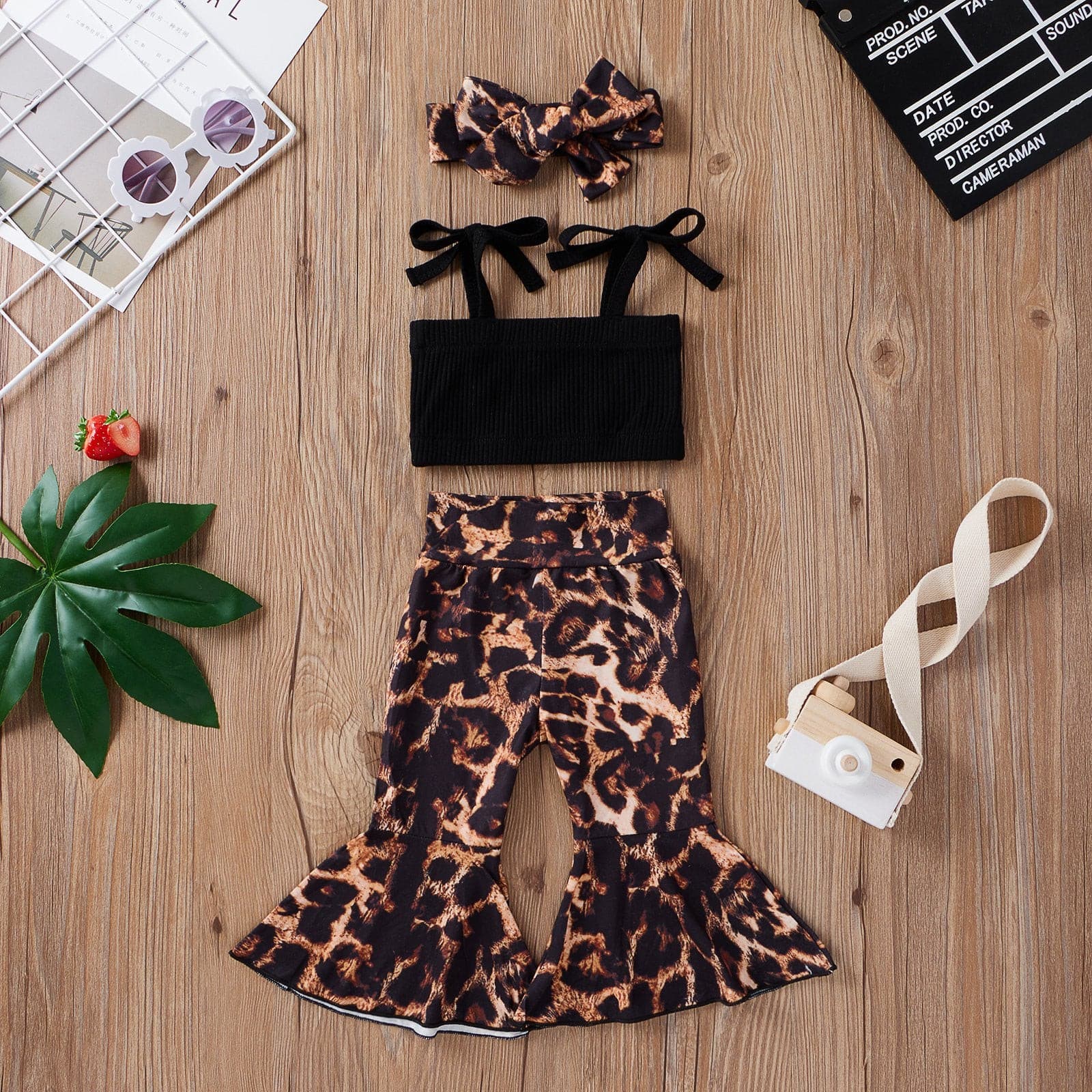 Baby Girl Leopard Suits-lulububbles