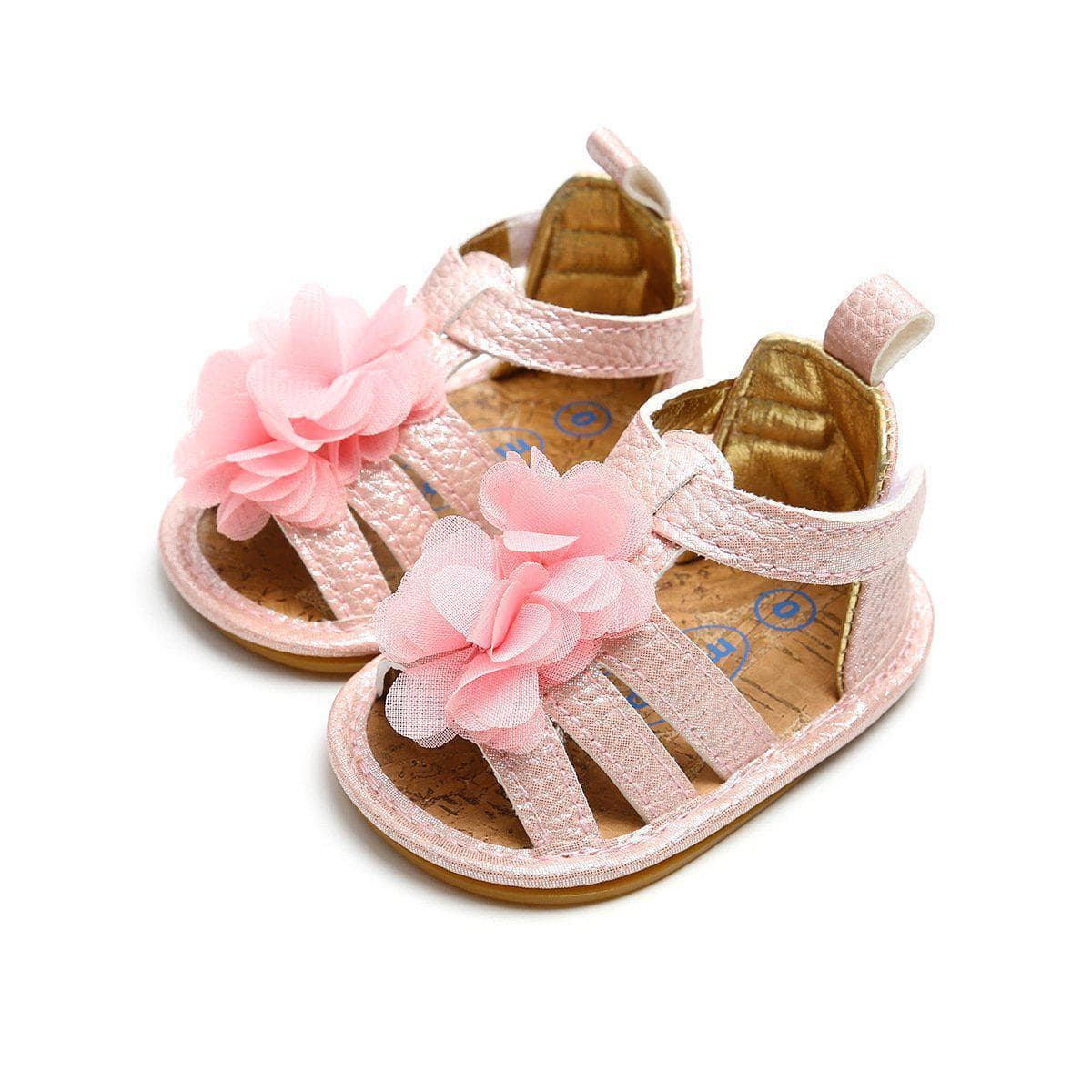 Baby Big floral Hollow Out Shoes 0-18m.