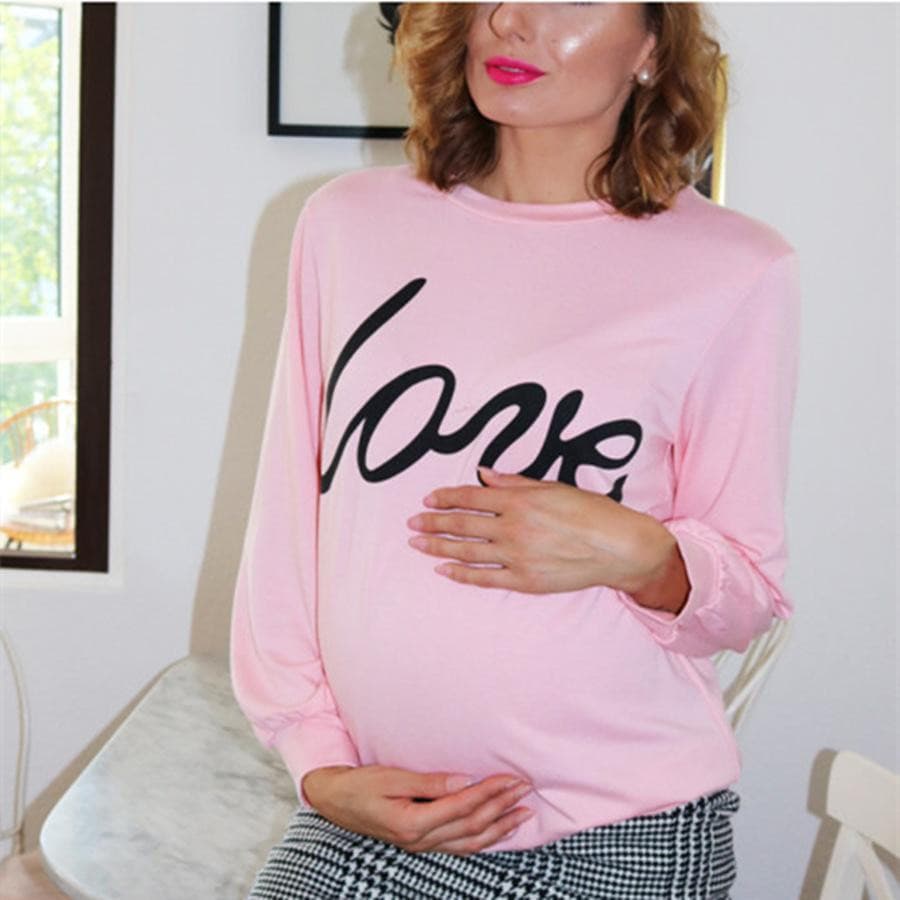 Pink Love Family Sweatshirt.