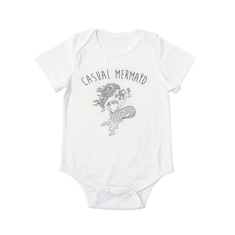 Mommy&Me Mermaid Romper T-Shirt.