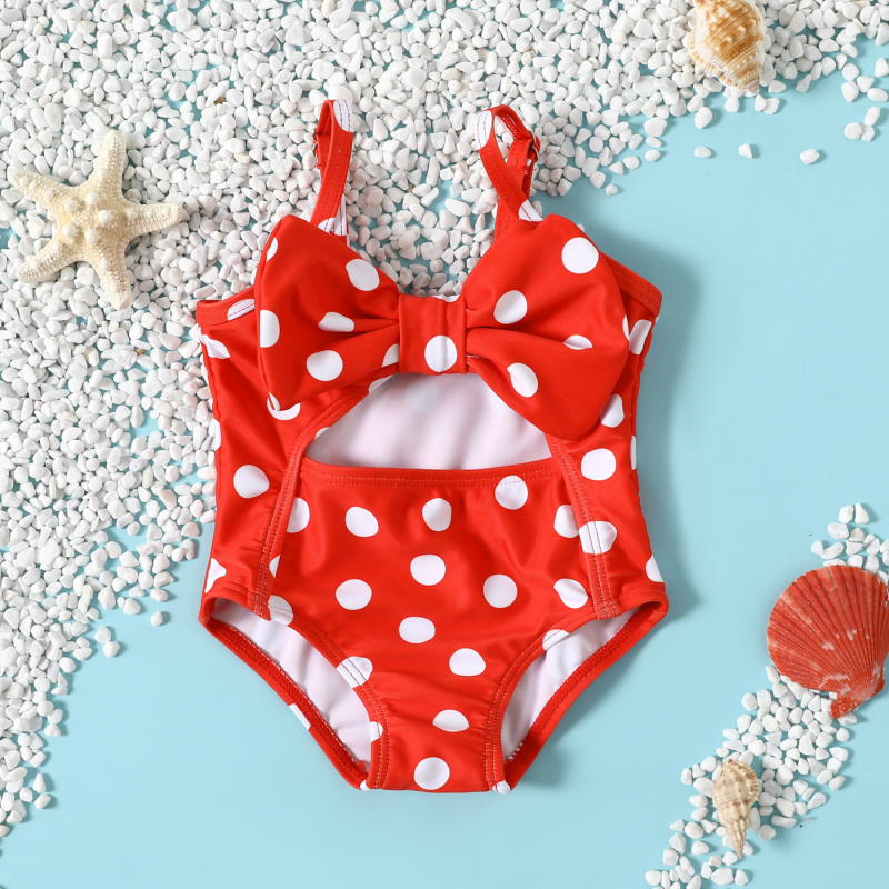 Baby's Dot One-piece Swimsuit
