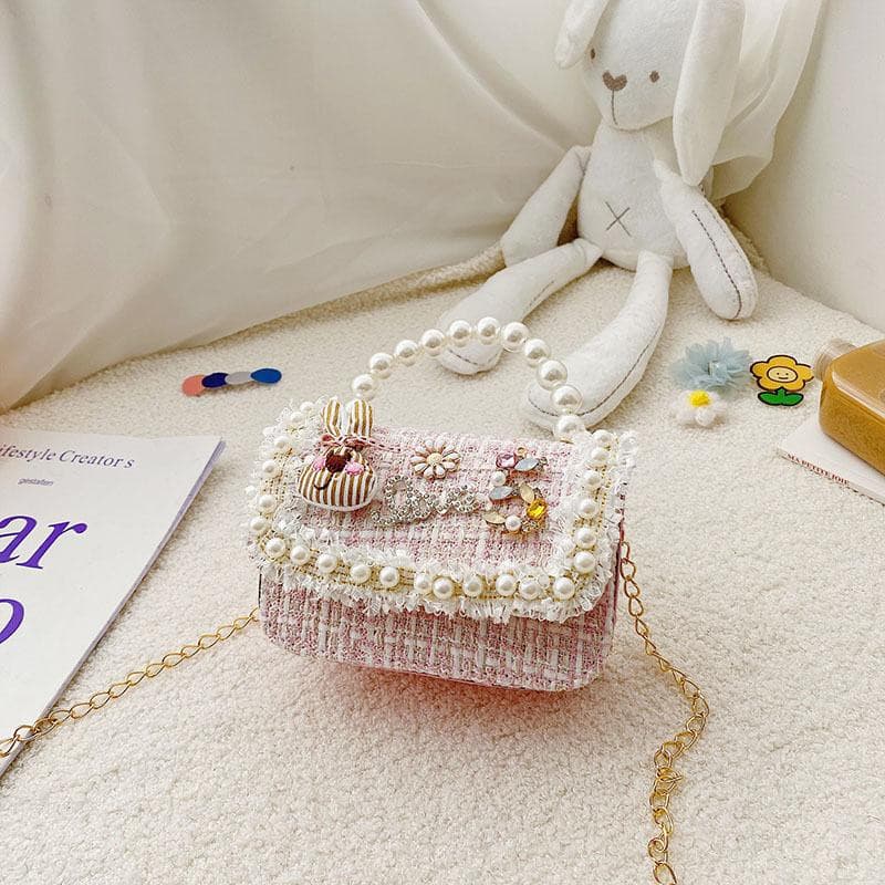 Girls Pearl Mini handbag.