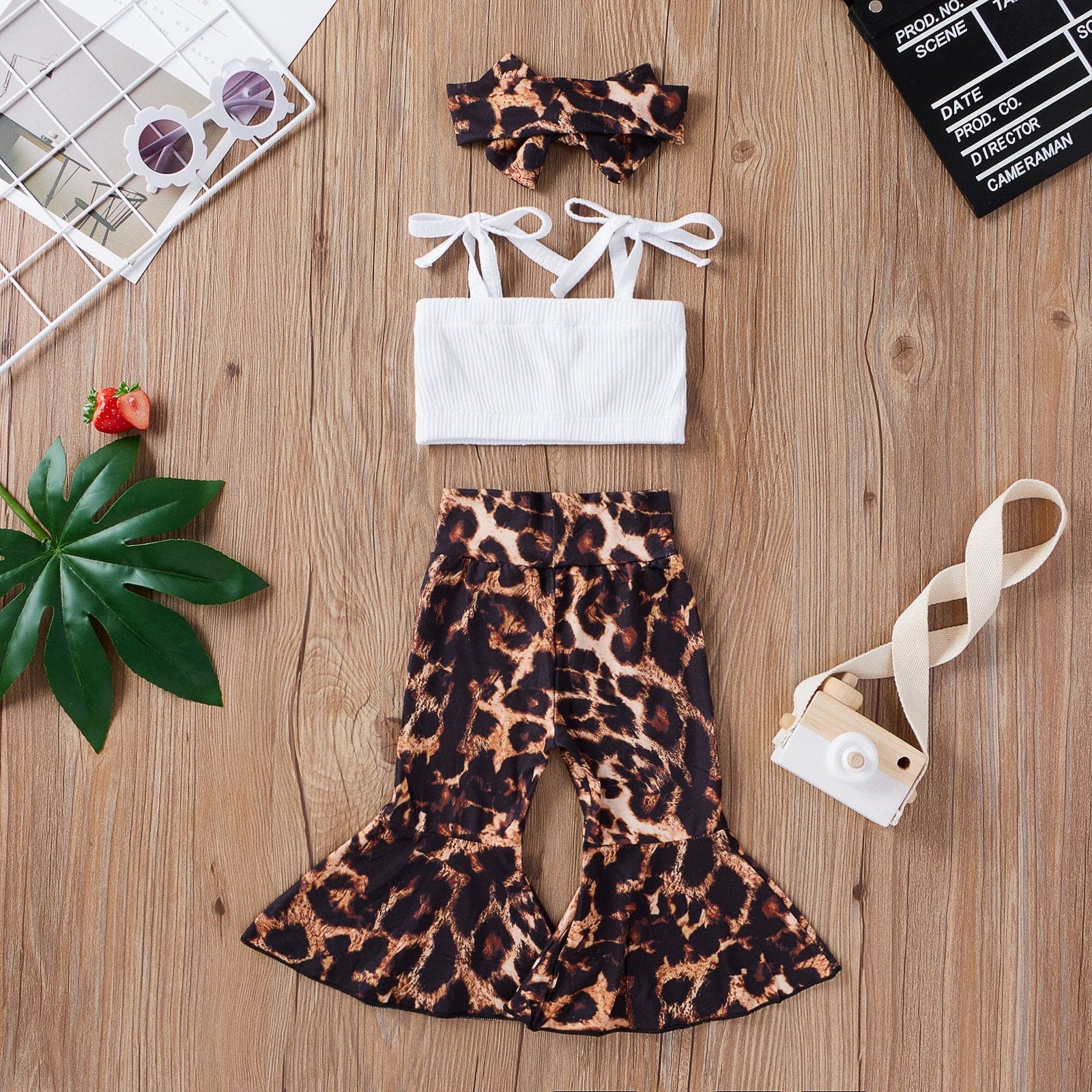 Baby Girl Leopard Suits-lulububbles