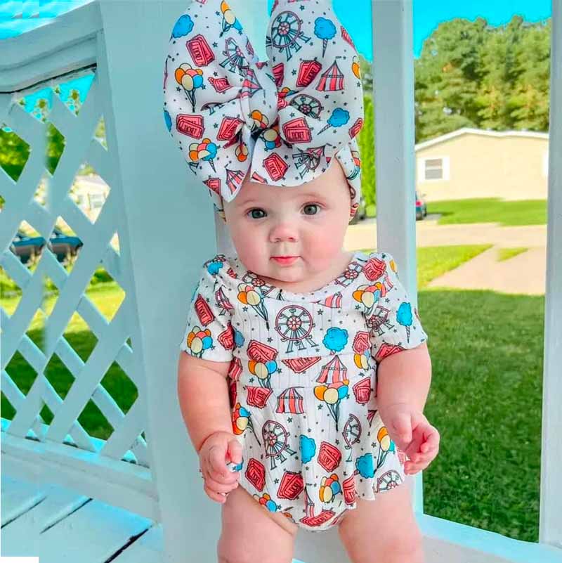 2 Piece Baby Girl Amusement Park Setlulububbles