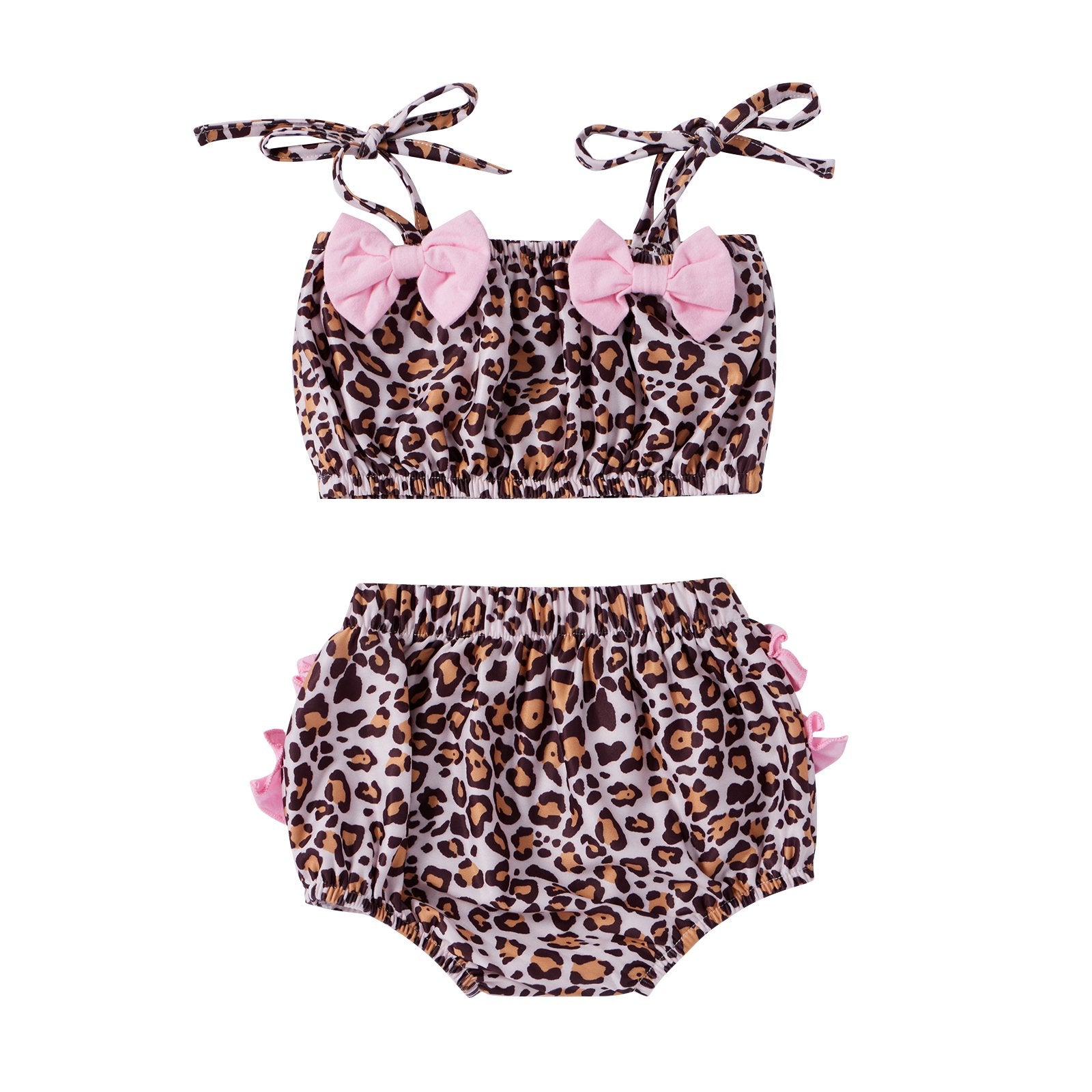 Baby Girl Leopard Suits.