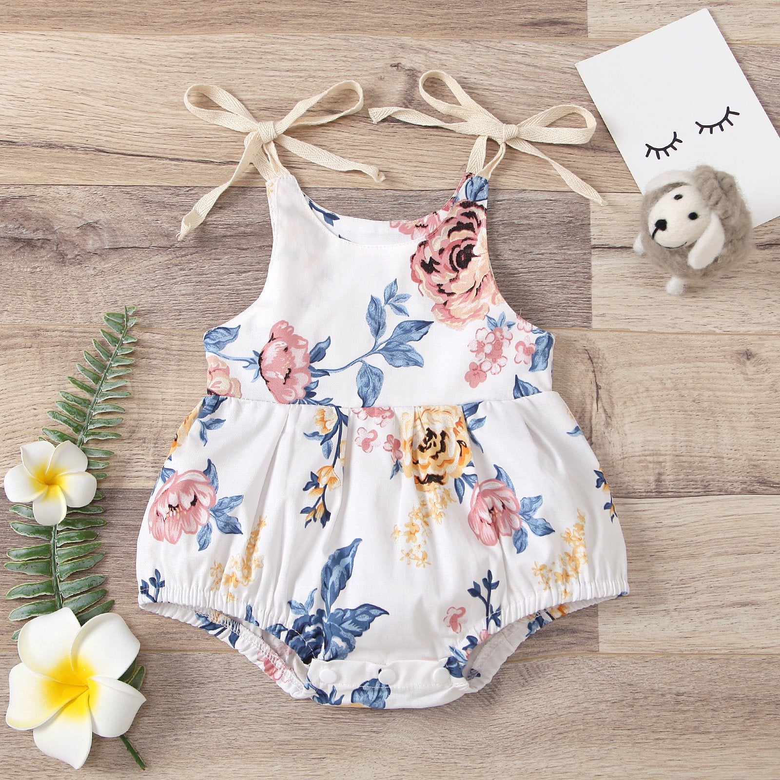 Baby Girl Floral Romper-lulububbles