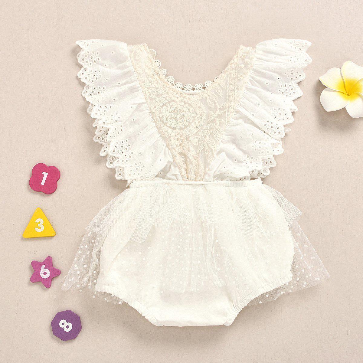 Baby Girl Lace Romper-lulububbles