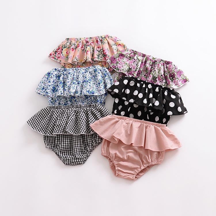 Ins baby lace triangle shorts big PP pants.