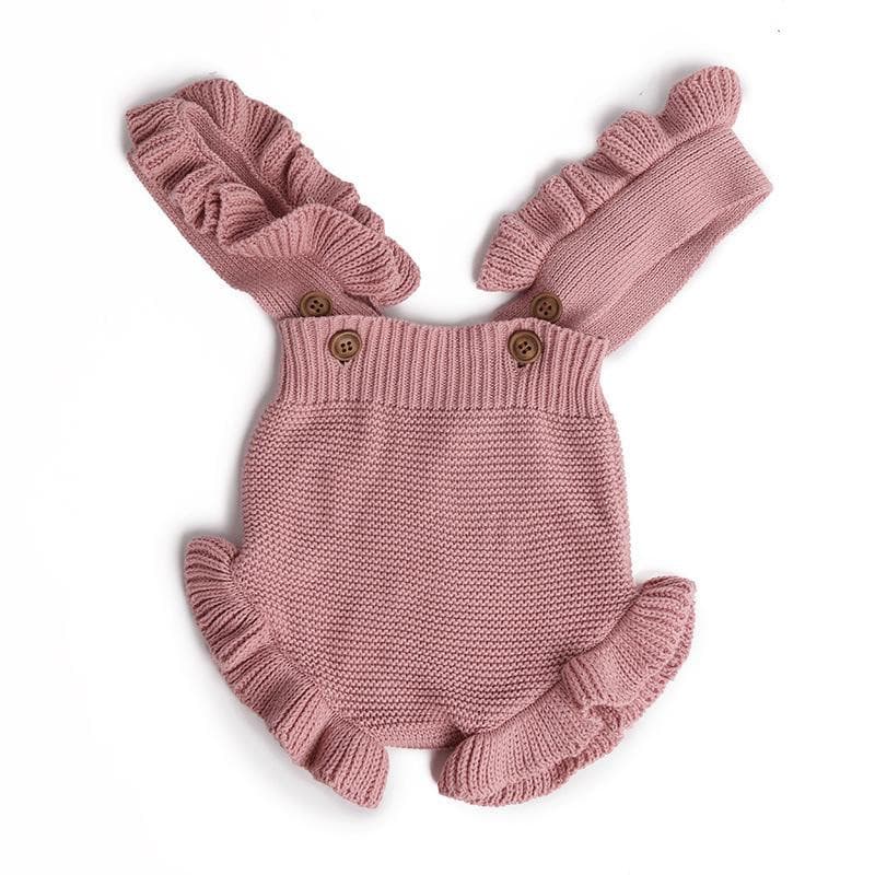 (18-24m)Baby Flouncing Sweater Suspender.