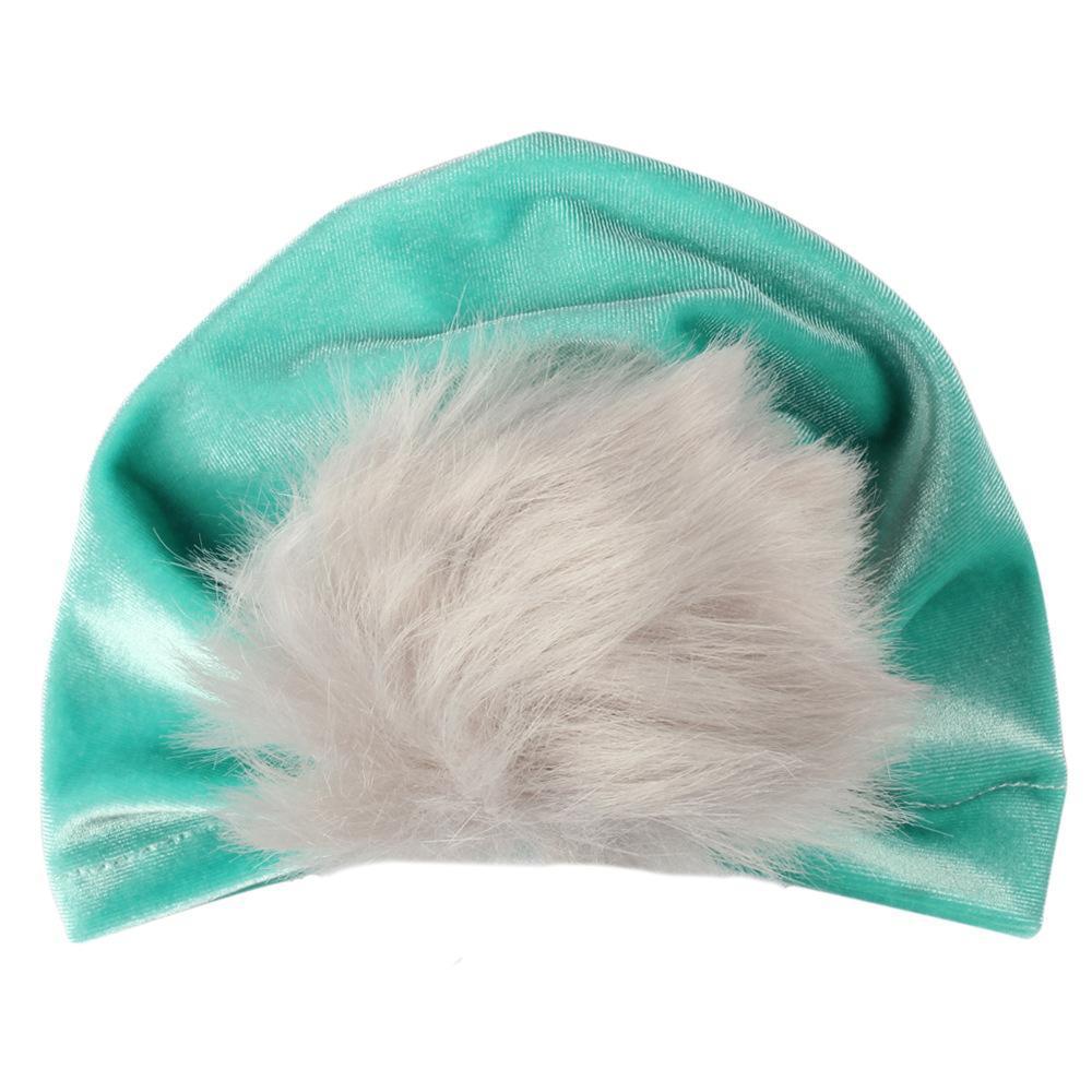 Baby Fluff Ball Hat Headband.