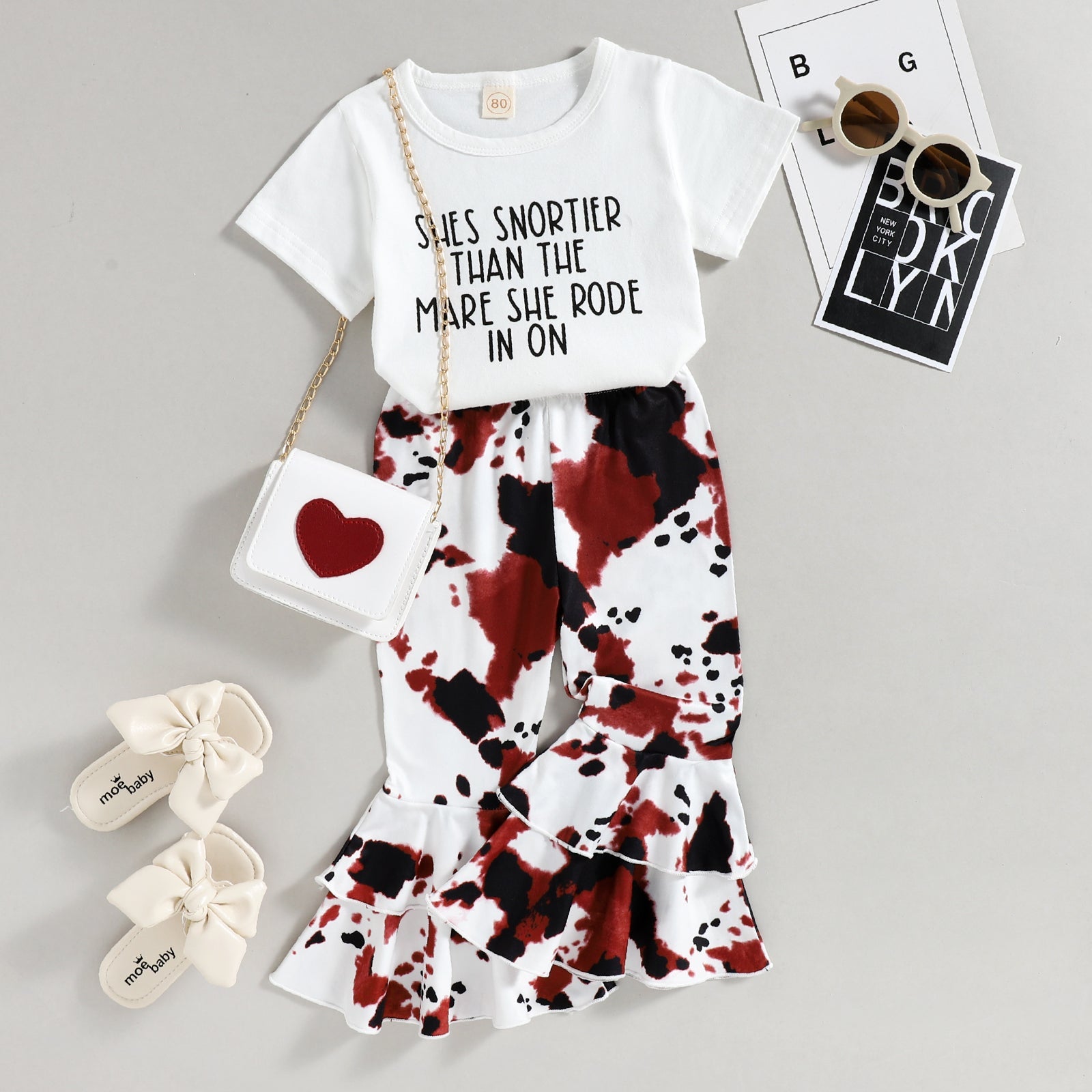 Toddler Girl Print Suits.