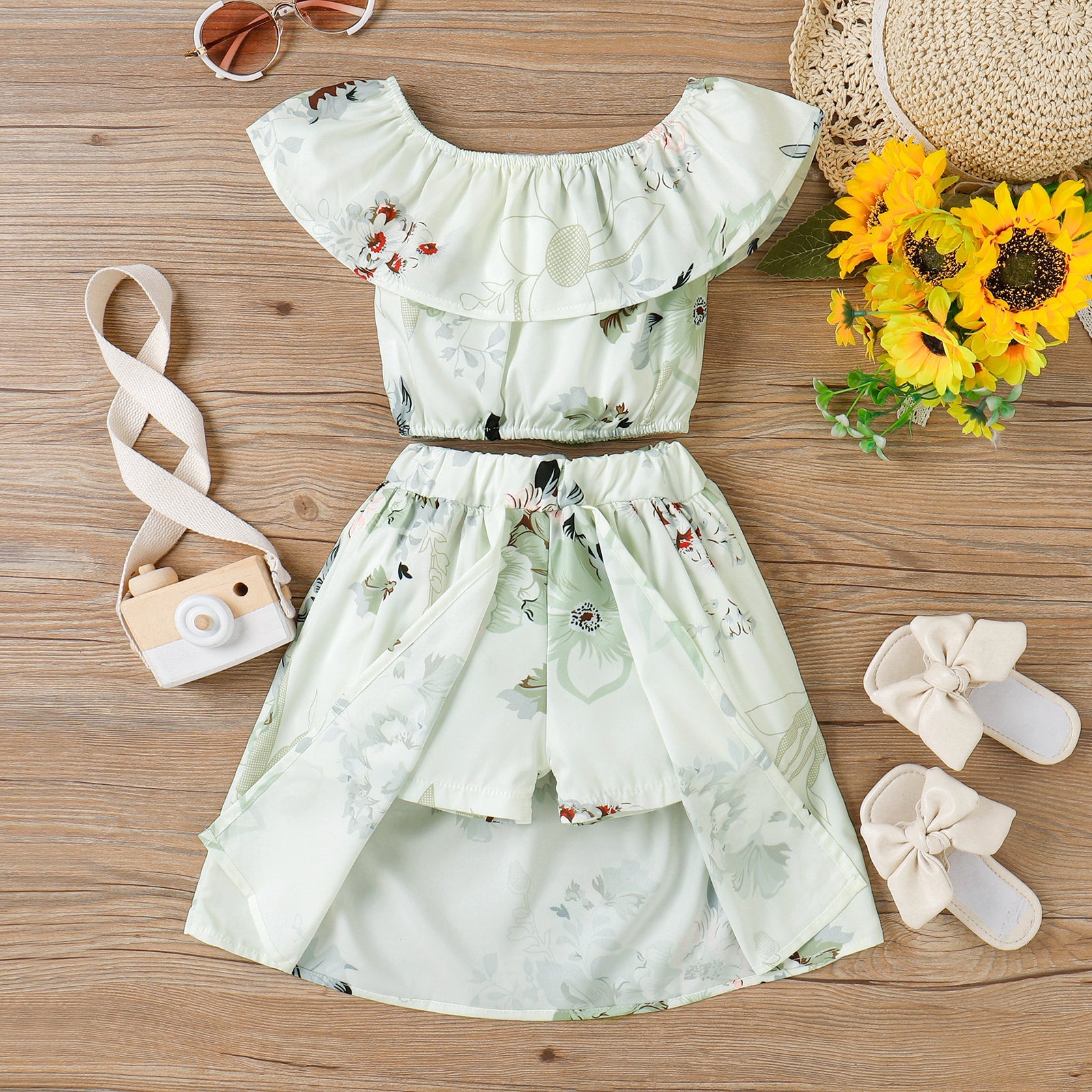 Toddler Girl Floral Dress.