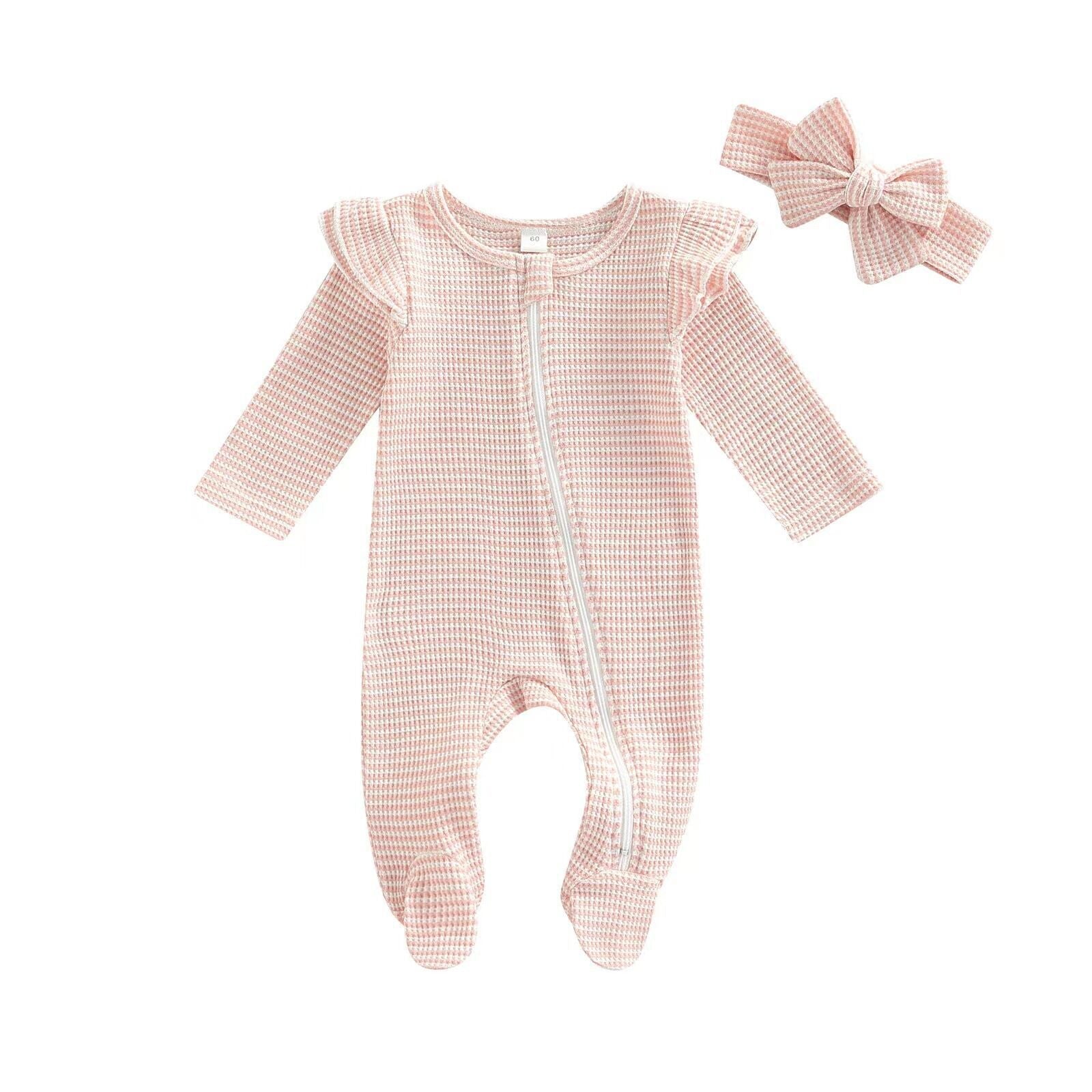 Baby Girl Cotton Rompers.