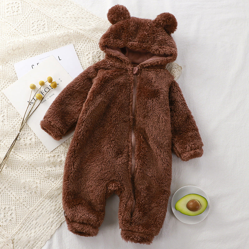 Baby Bear Plush Jumpsuit.