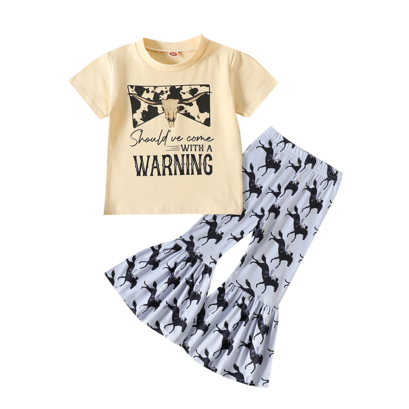 2-piece Toddler Warning Suit