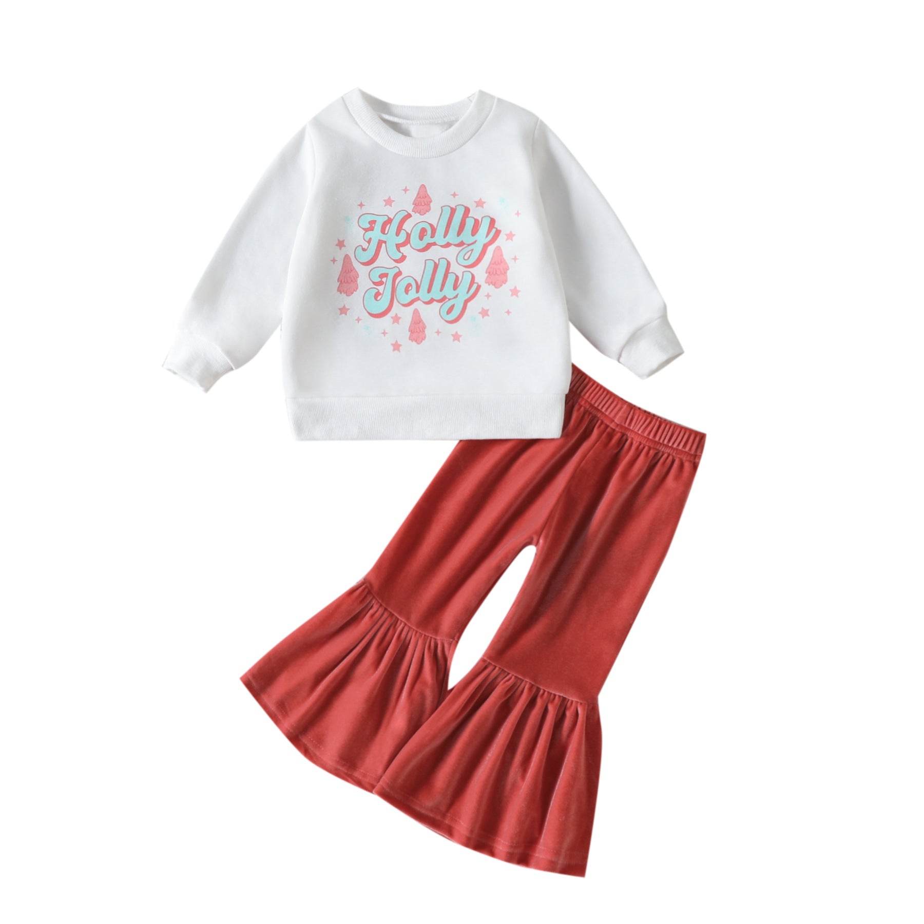 2-Piece Baby Flared Pants Set.