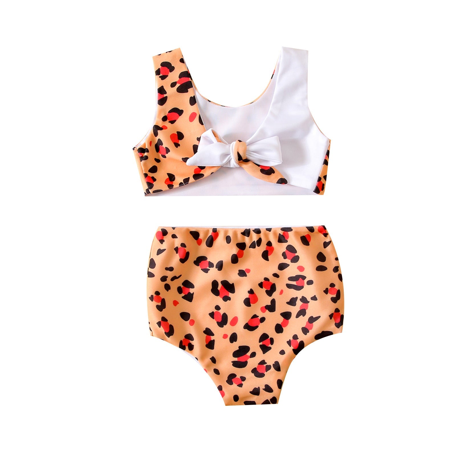 2-piece Leopard Print Swimsuit.