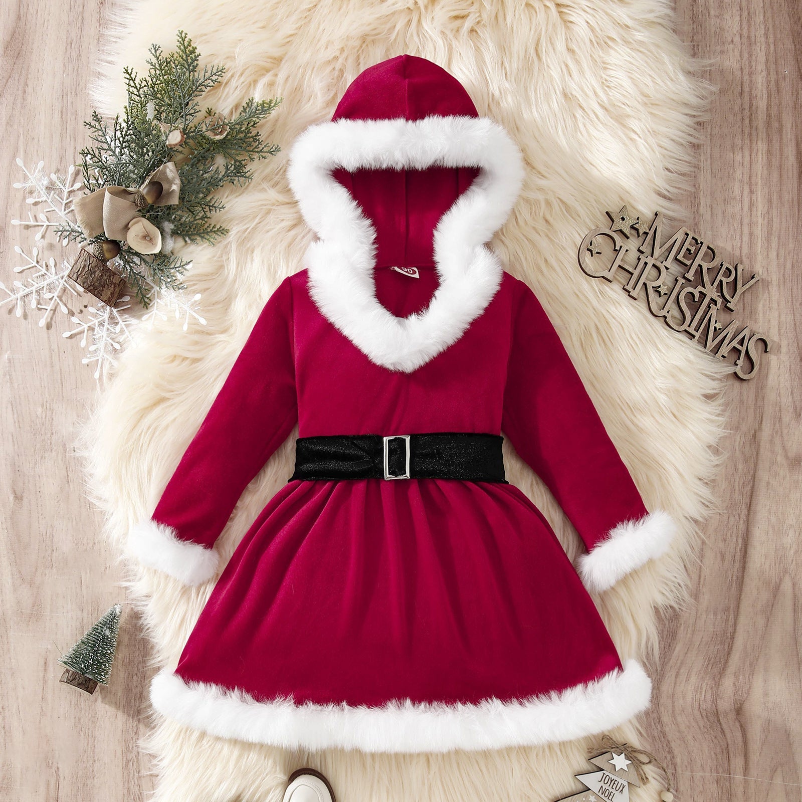 Toddler Christmas Dress-lulububbles