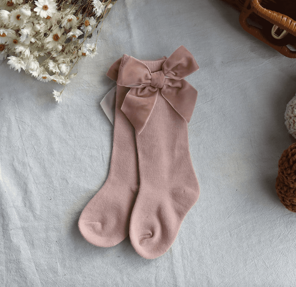 (05y)Baby Bow Sockslulububbles