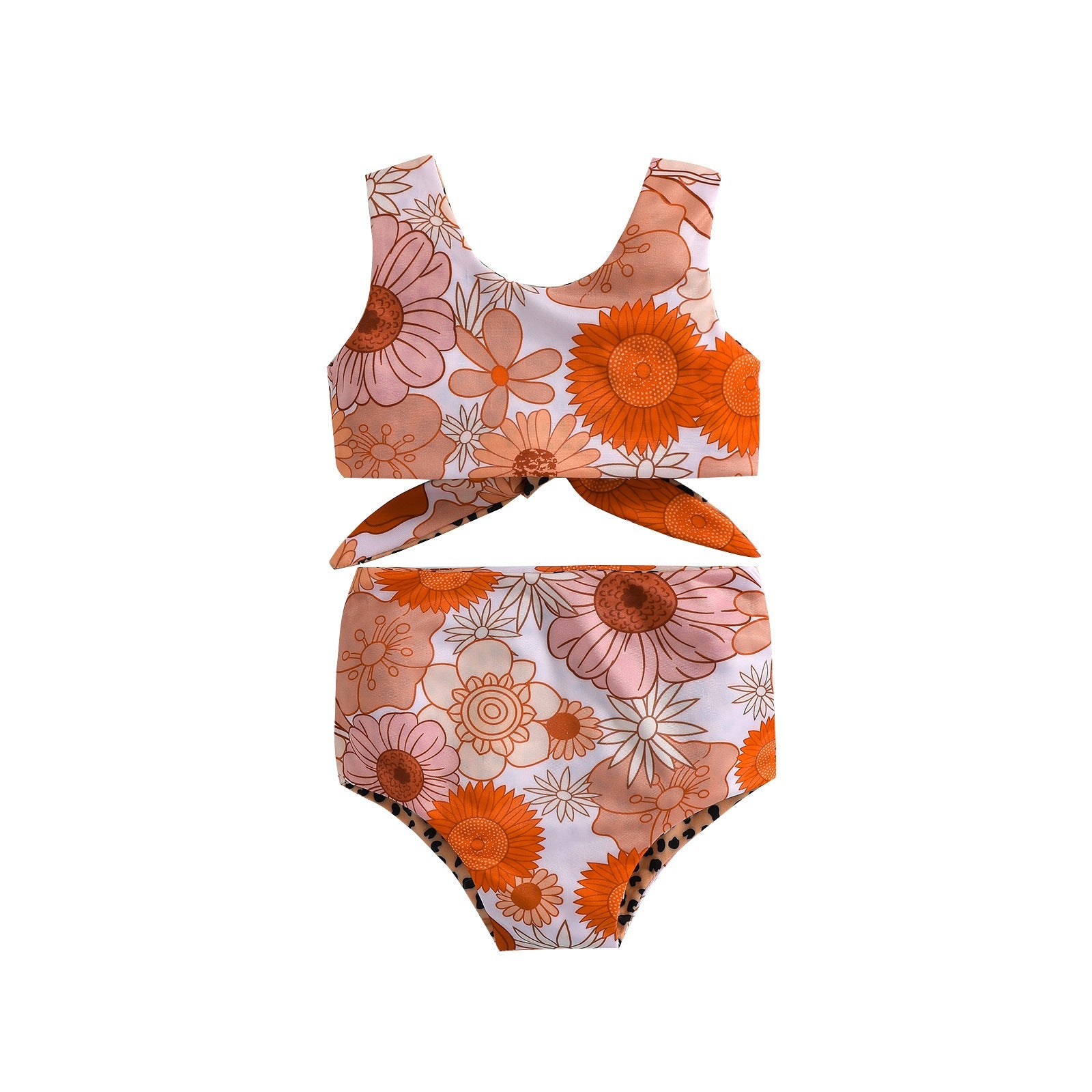 2-Piece Floral Printed Swimsuit.