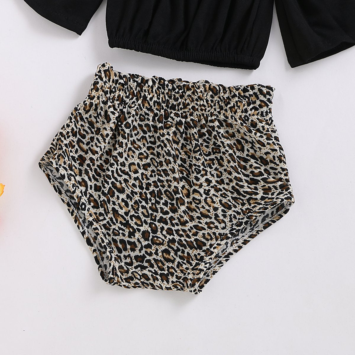 3Piece Baby Girl Leopard Romper Setlulububbles