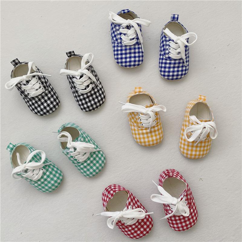 Baby Plaid Shoes.