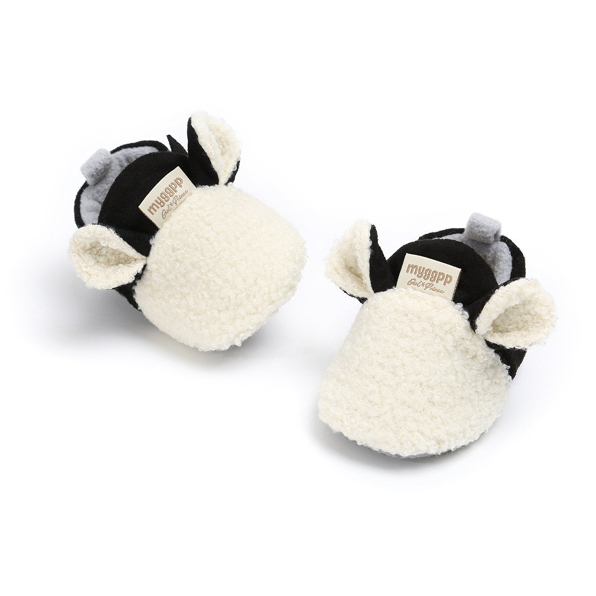 Baby Girl Cotton Plush Shoes.