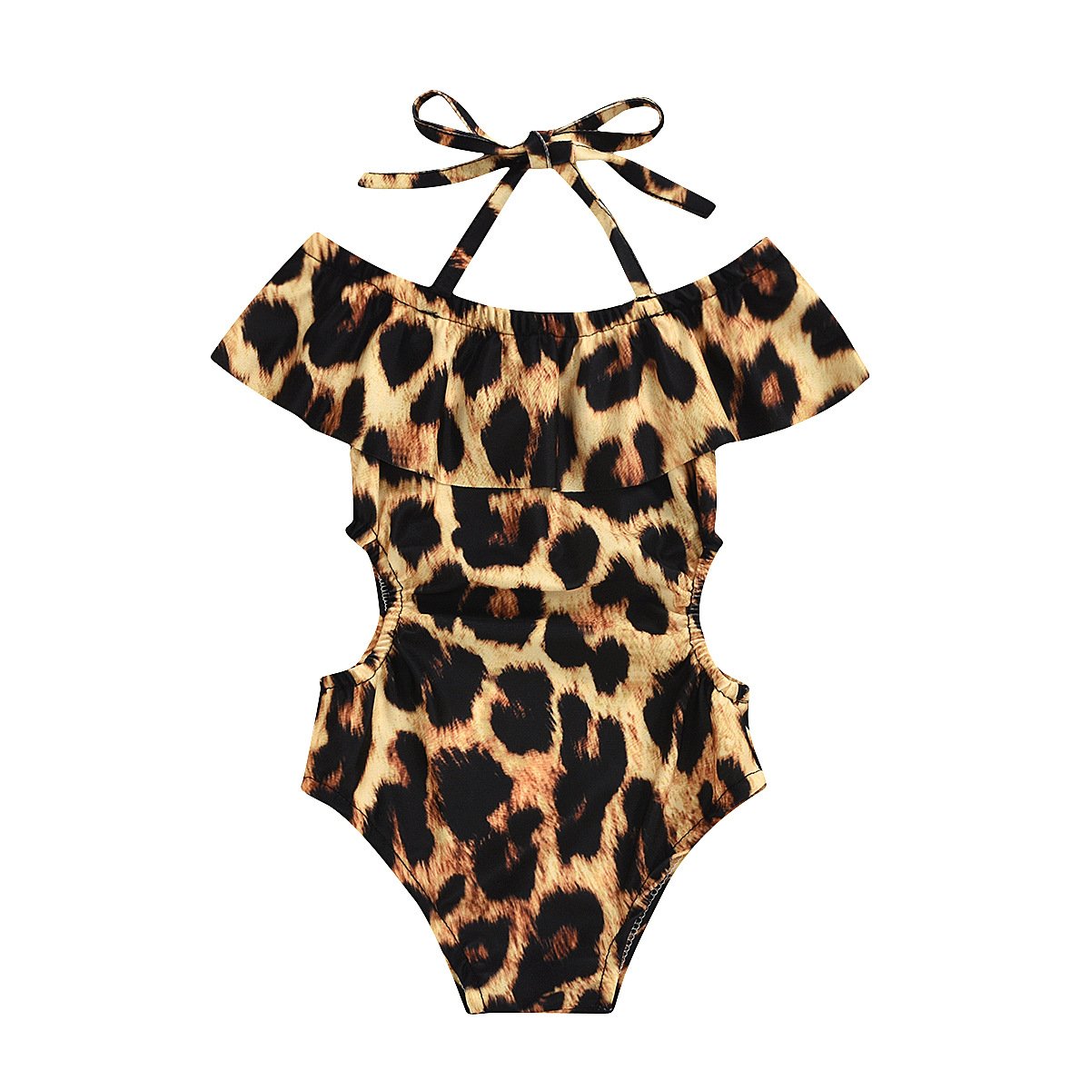 Baby Girl Leopard Swimwears.