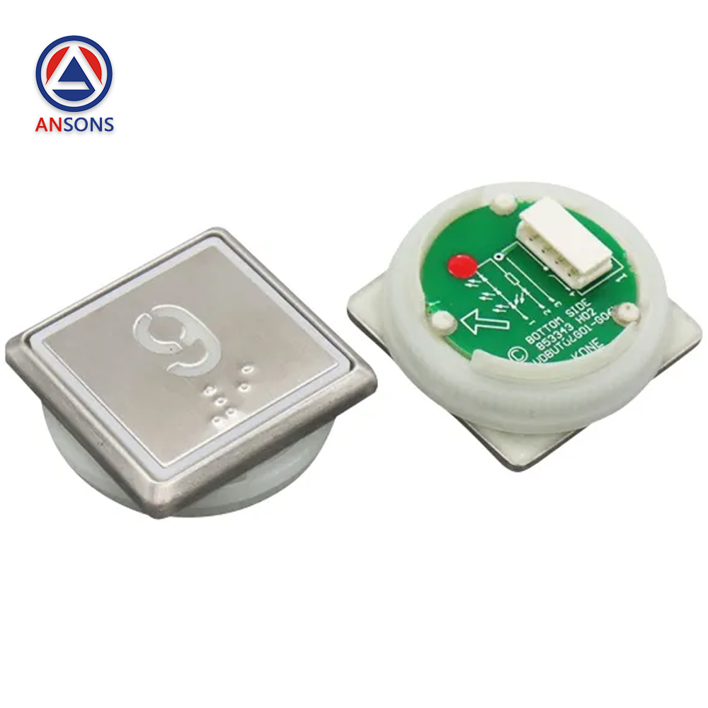 KONE Elevator Square Push Button KM863223H03 863223H03 Ansons Lift Spare Parts