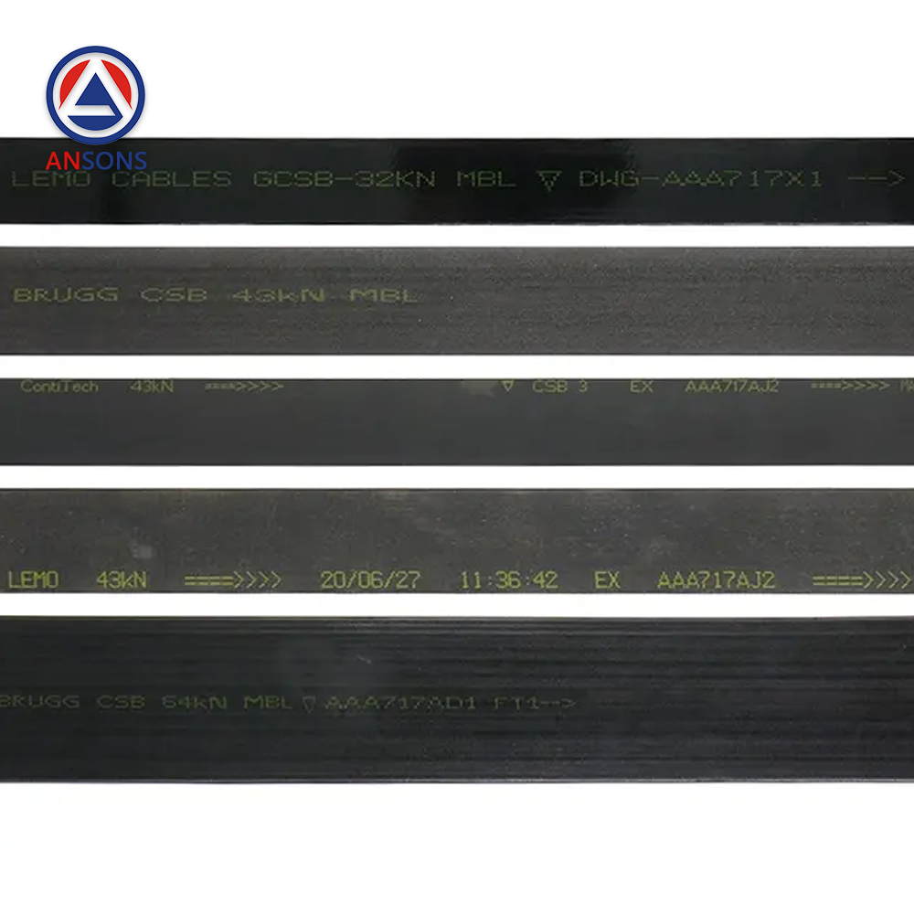 OTIS Elevator Traction Belt Elevator Traction Machine Steel Flat Belt AAA717X1 AAA717W AAA717AM2 AAA717AP2 AAA717AJ2 AAA717AD1 AAA717R1  Ansons Lift Spare Parts