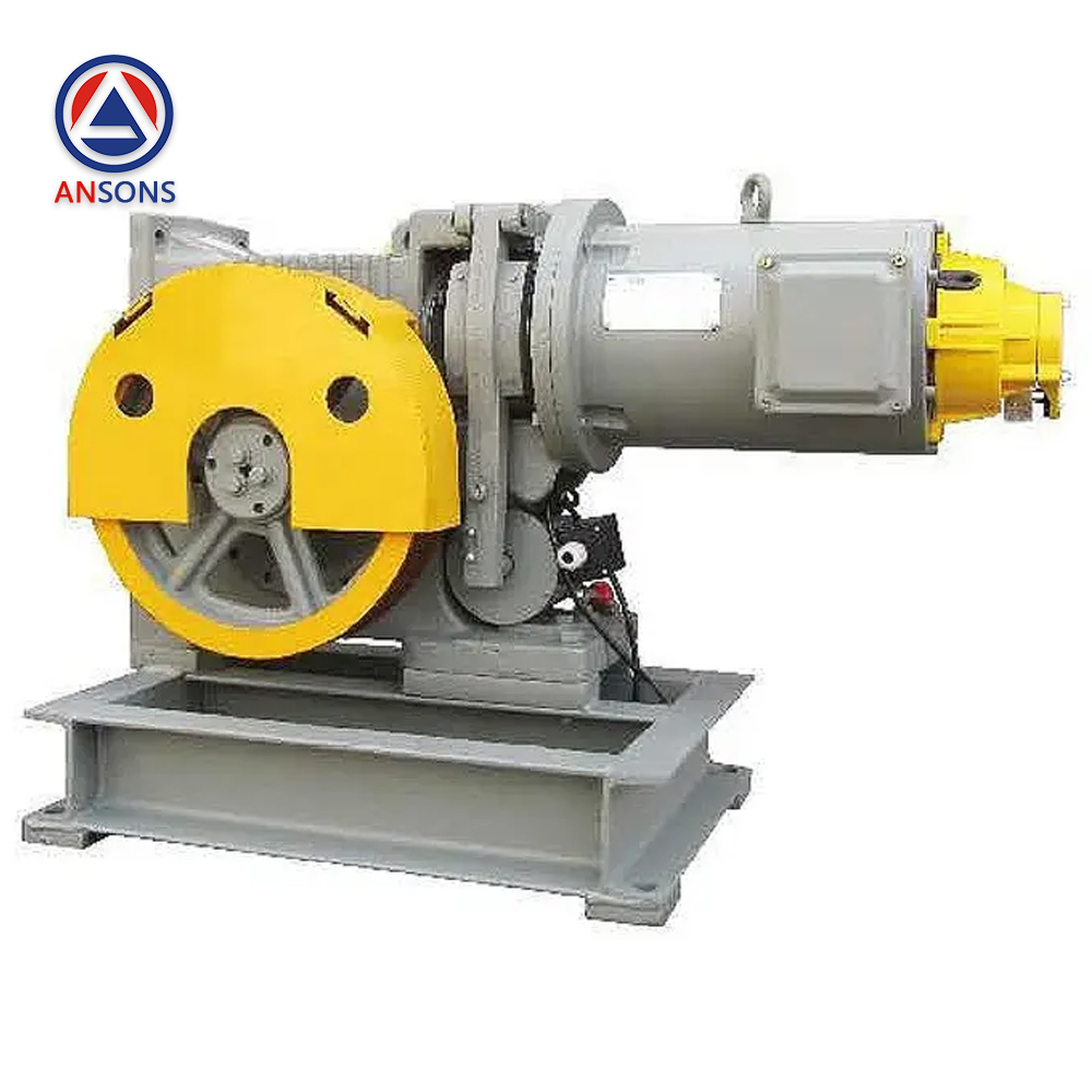 JIAYE Elevator Traction Machine Lifting Motor For Home Lift Geared Machine YJF120WL 320kg-450kg Ansons Lift Spare Parts