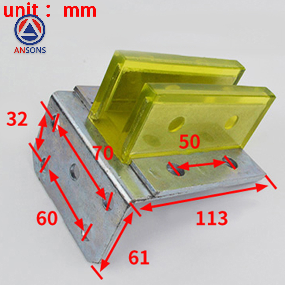 Hitachi Elevator Auxiliary Rail Guide Shoe Counterweight Hollow Rail G