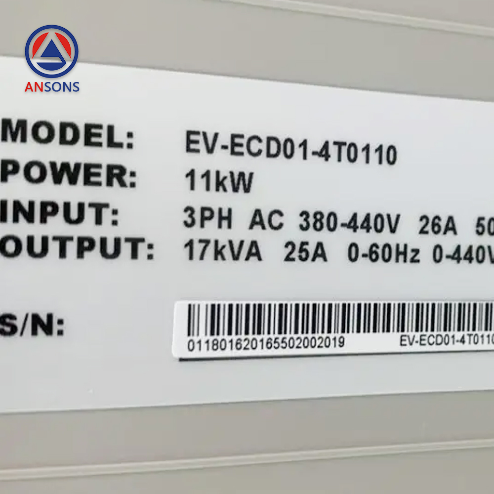 Emerson For Hitachi Elevator Drive Inverter EV-ECD01-4T0075 EV-ECD01-4T0110 Ansons Lift Spare Parts
