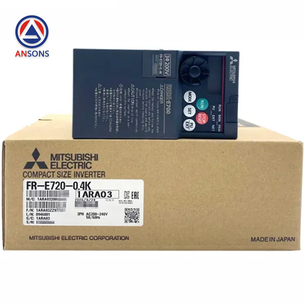 Mitsubishi Elevator Drive Inverter FR-E720-1.5K Ansons Lift Spare Parts