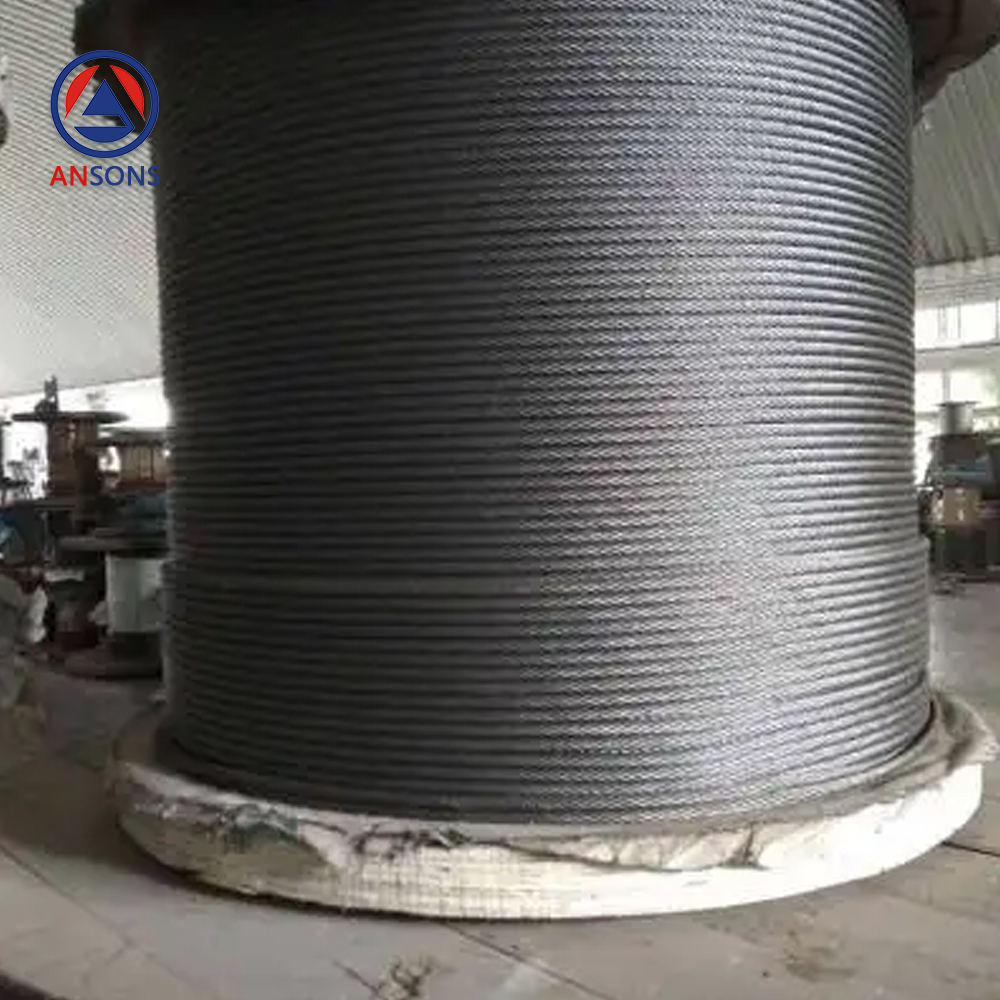 WUXI UNIVERSAL Elevator Wire Rope Steel 6mm 8mm 10mm 11mm 12mm 13mm 16mm  Ansons Lift Spare Parts