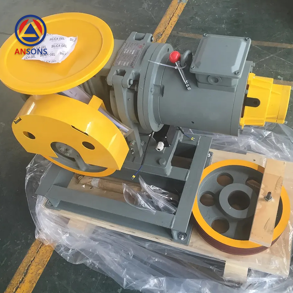 JIAYE Elevator Traction Machine Lifting Motor For Home Lift Geared Machine YJF120WL 320kg-450kg Ansons Lift Spare Parts