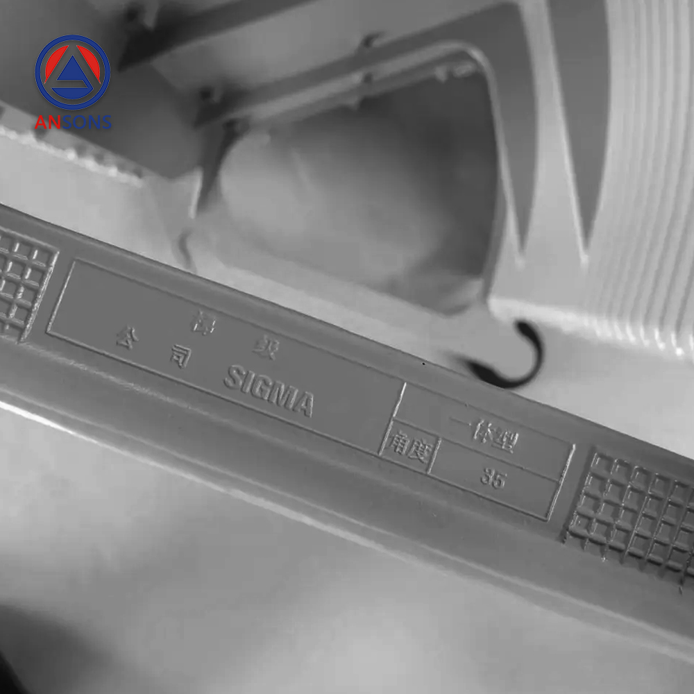 SIGMA Escalator Step Aluminium Alloy Ansons Escalator Spare Parts