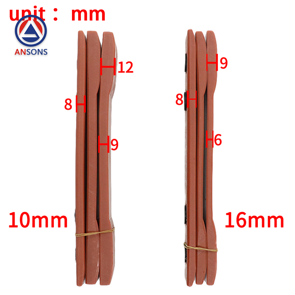 AnHigh Speed Elevator Three In One Guide Shoe Busher 230*10 230*16 MM 