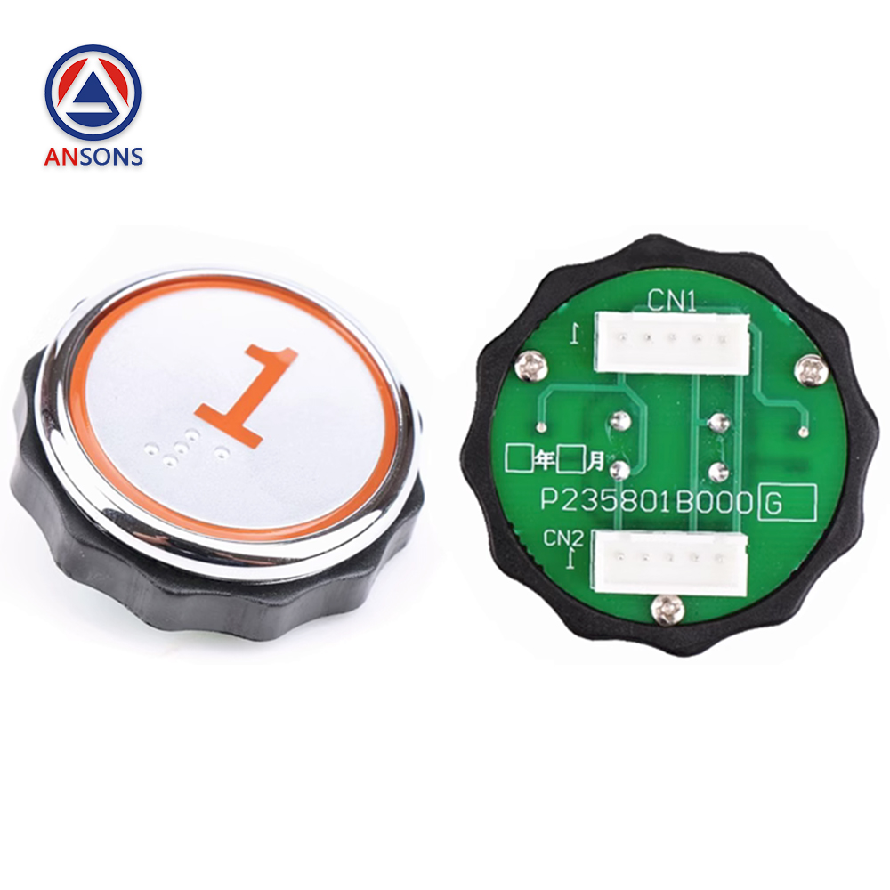 Mitsubishi Elevator Push Button P235801B000G01 Ansons Lift Spare Parts