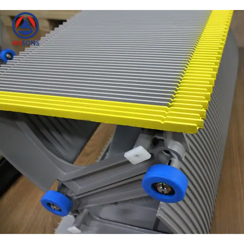 Thyssen Escalator Step Aluminium Alloy Ansons Escalator Spare Parts