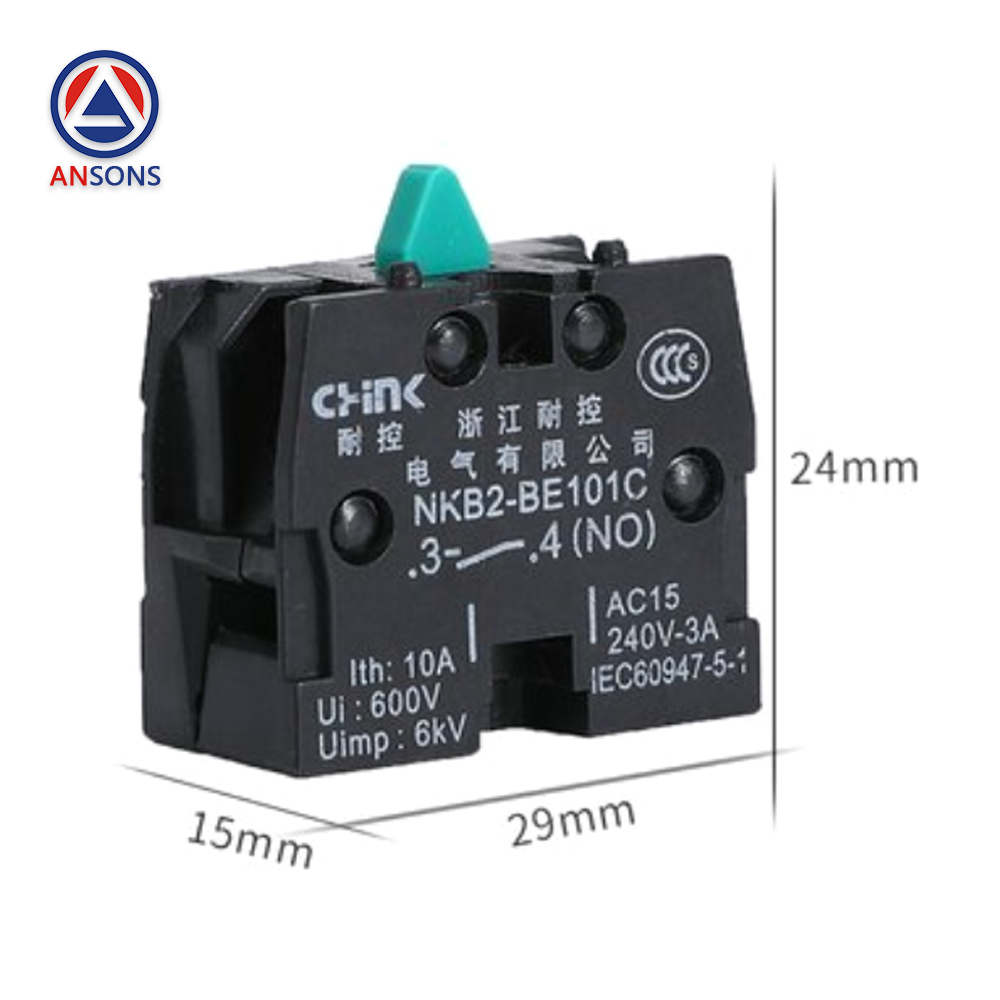 Elevator Button Switch Silver Point Contact ZB2-BE101C NKB2-BE101C NO 