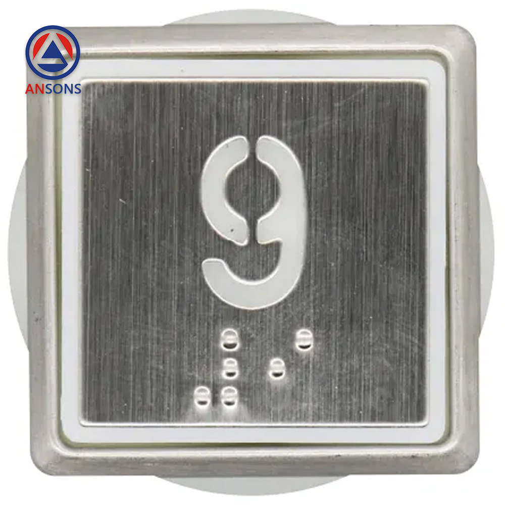 KONE Elevator Square Push Button KM863223H03 863223H03 Ansons Lift Spare Parts