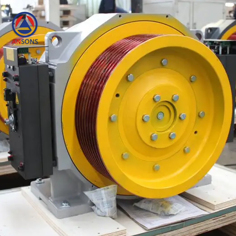 MONADRIVE Elevator Permanent Magnet Synchronous Gearless Traction Machine Lift Motor MCK300 Ansons Lift Spare Parts