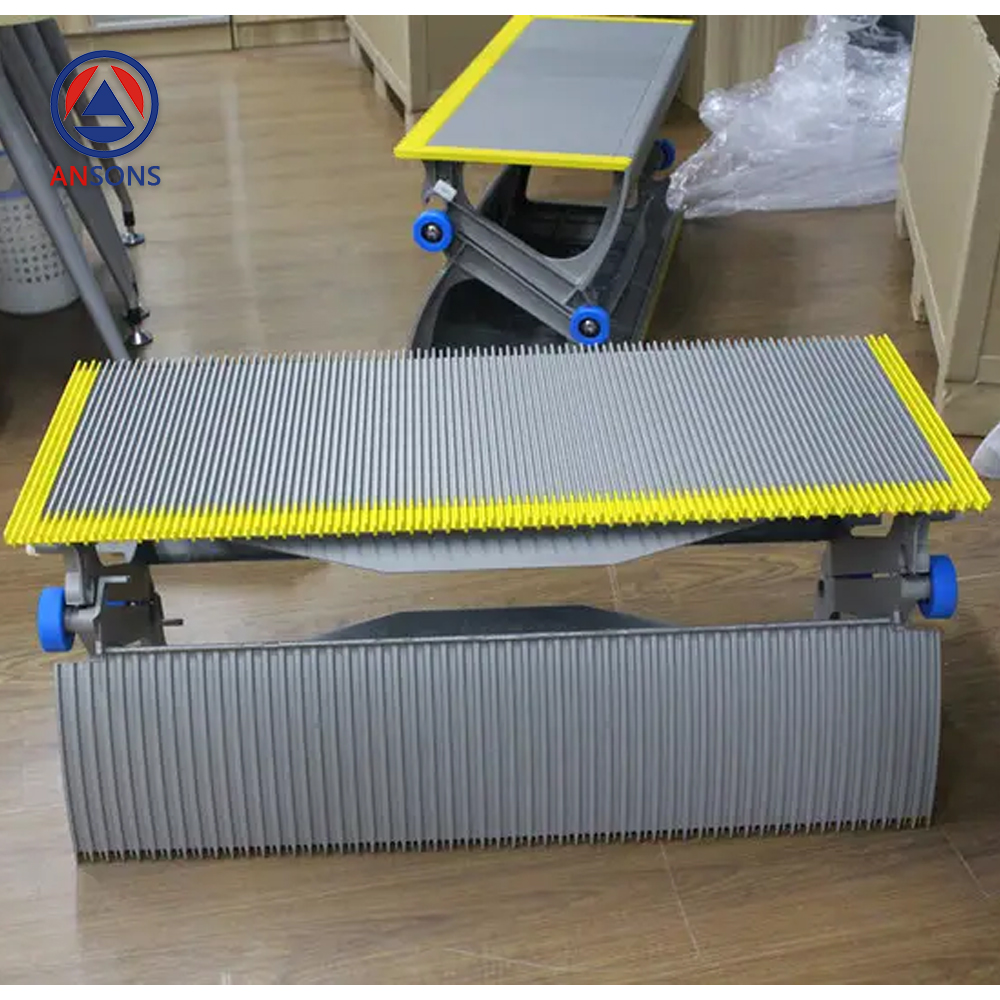 Thyssen Escalator Step Aluminium Alloy Ansons Escalator Spare Parts