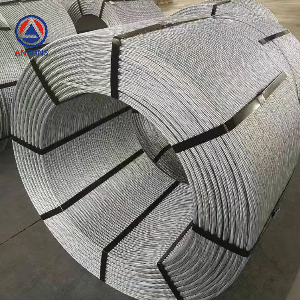 WUXI UNIVERSAL Elevator Wire Rope Steel 6mm 8mm 10mm 11mm 12mm 13mm 16mm  Ansons Lift Spare Parts