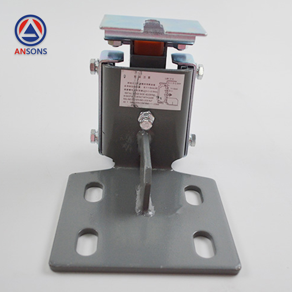 Hitachi Elevator Car Main Rail Sliding Guide Shoe 4-Hole Base For 10mm