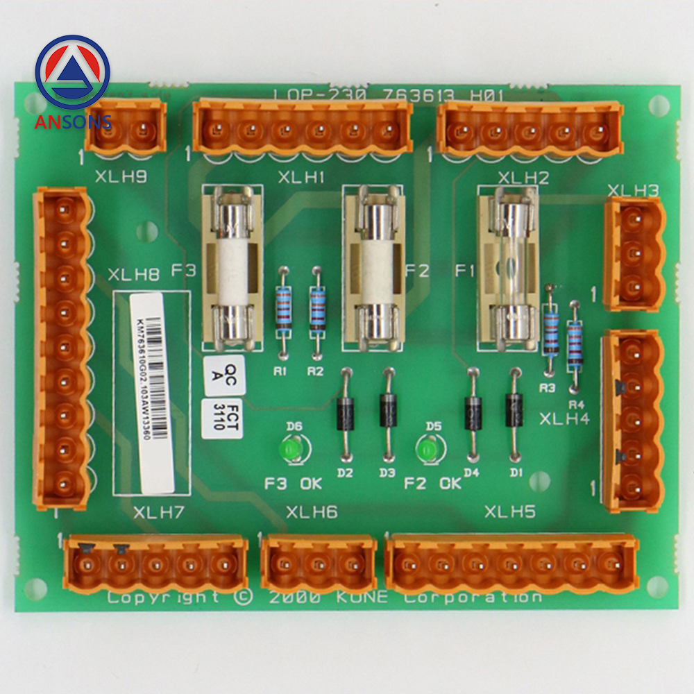 KONE Elevator Machine Roomless Safety Circuit PCB Board KM763610G01 KM