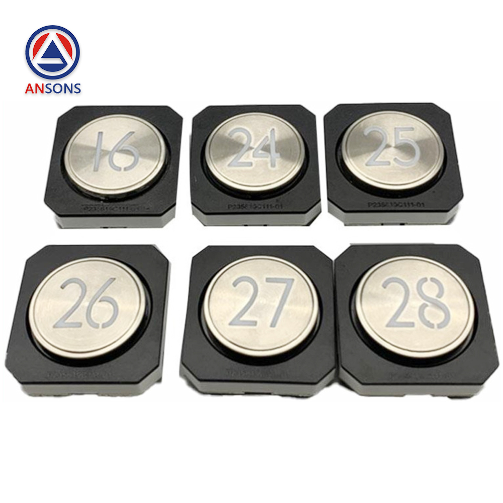 Mitsubishi Elevator Car Push Button P235819B000G01L903 P235819B000G02L903 P235819B000G03L903 Lift Spare Parts