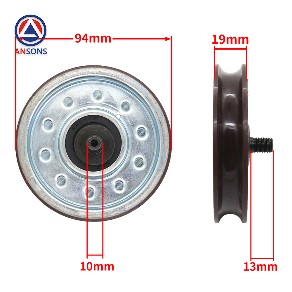 KONE Elevator Hall Door Hanger Roller Door Pulley AMD 94*19*6203 MM
